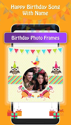 Birthday Song With Name - Wish Video Maker Screenshot 2