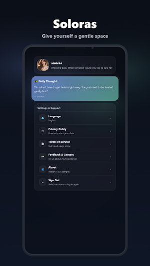 Soloras: Companion for You Screenshot 2