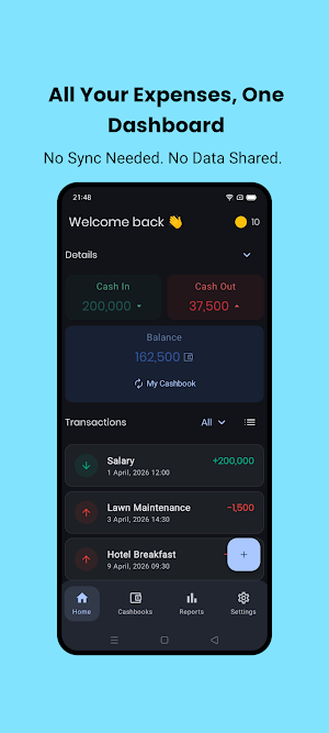 CashWise: Budget & Expense App Screenshot 1