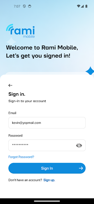 Rami Mobile Screenshot 1