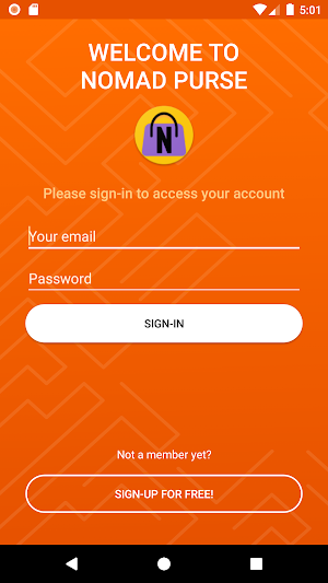 Nomad Purse Screenshot 1