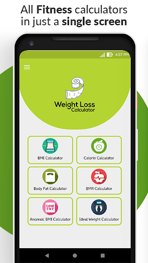 Weight Loss Calculator - BMI, & Calorie Calculator Screenshot 2