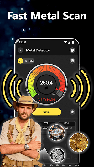 Metal Detector - EMF Scanner Screenshot 2
