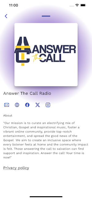 Answer The Call Radio Screenshot 2