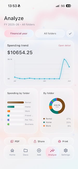 Receipta: Receipt Scanner Screenshot 2