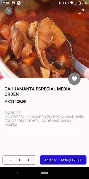 CAHUAMANTA Y MARISCOS CAJEME Screenshot 3
