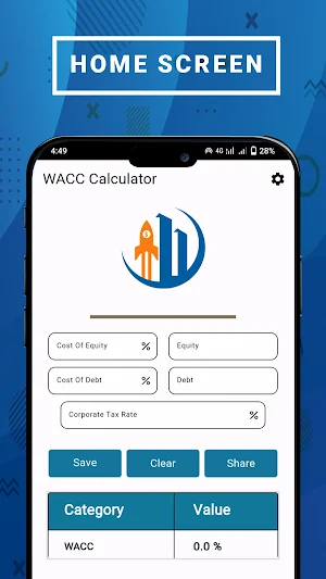 WACC Calculator Screenshot 0
