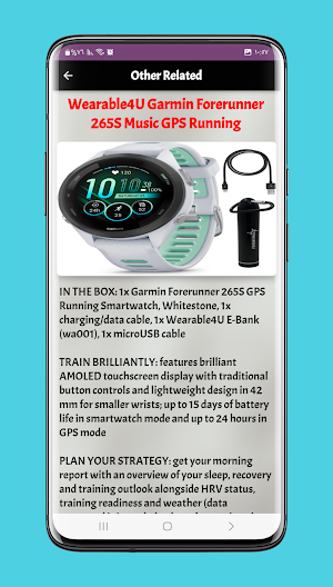 Garmin Index S2 Guide Screenshot 3