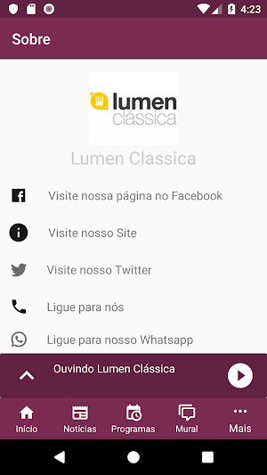 Lumen Clássica Screenshot 3