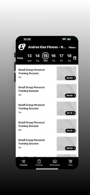 Andrea Klas Fitness Screenshot 1