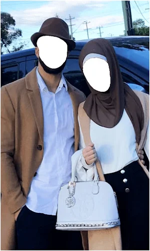 Hijab Muslim Couple Photo Suit Screenshot 0