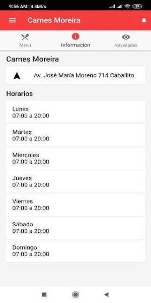Moreira delivery Screenshot 0