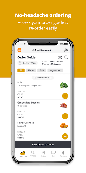Bakery & Restaurant Foods Screenshot 0