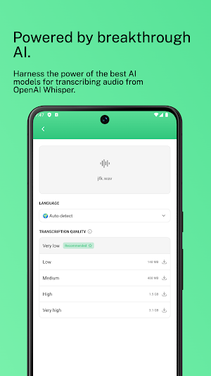 Unvoice: Voice Message to Text Screenshot 2