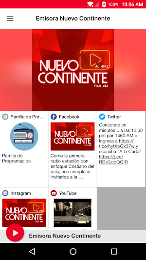 Emisora Nuevo Continente Screenshot 0