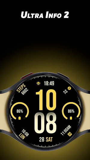 Ultra Info 2 - Watch face Screenshot 0