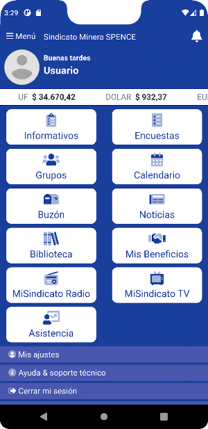 Sindicato Minera SPENCE Screenshot 2