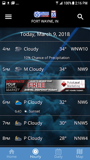 FOX 55 Mobile Weather App Screenshot 1