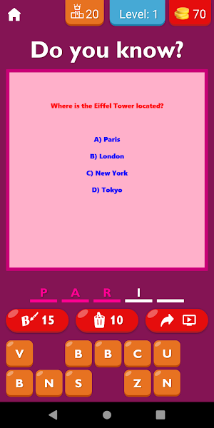 GK 500 Questions Game Screenshot 0