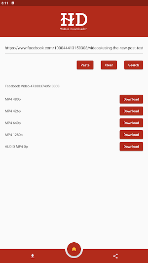 HD Video Downloader Screenshot 1