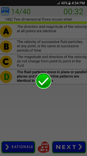 Fluid Mechanics Quiz Questions Screenshot 3