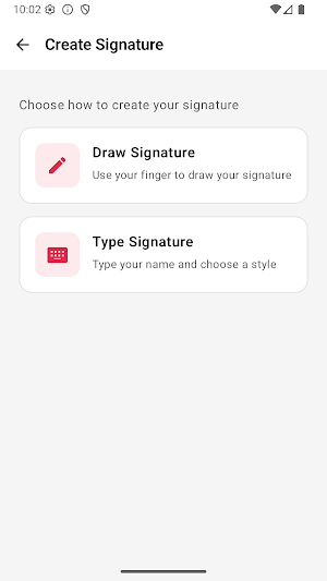 Rubrisign: Easy PDF Signer Screenshot 1