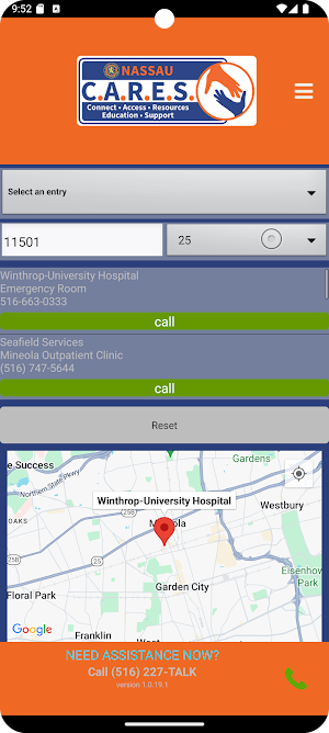 Nassau CARES Screenshot 1