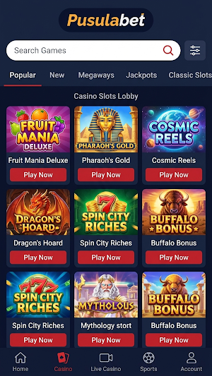 Pusulabet Screenshot 1