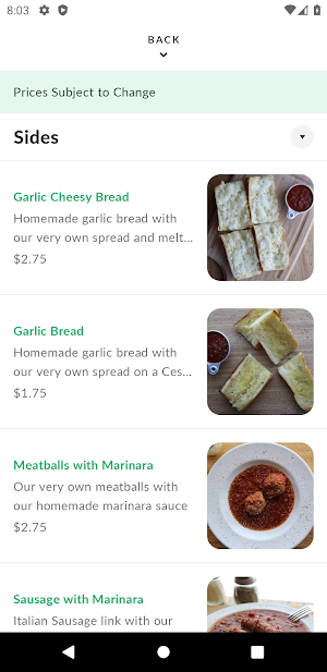 Massimo's Pizza & Pasta Screenshot 2