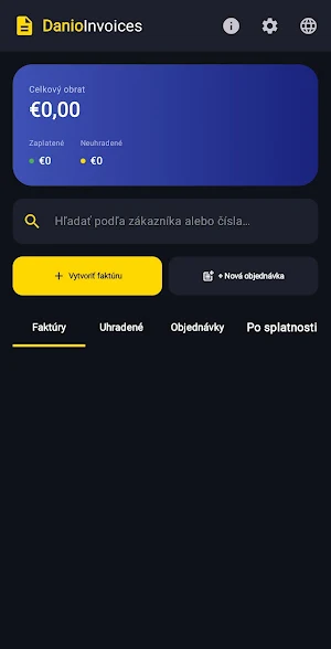 Danio Invoices Screenshot 0
