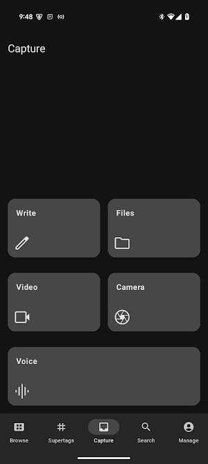Tana – notes, AI, voice memos Screenshot 0