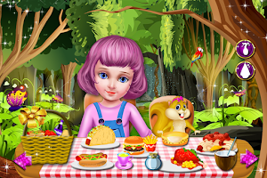 Doll Girl Kitchen Dish Washing Screenshot 2