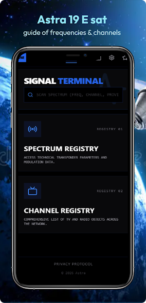 Astra 19.2°E Frequencies Screenshot 0