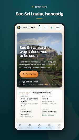 Zahlon: Sri Lanka Trip Planner Screenshot 0