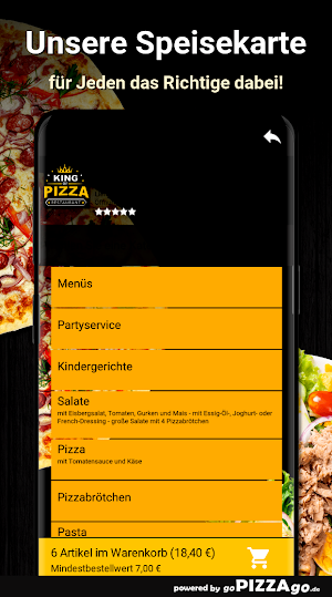 King of Pizza Herne Screenshot 3