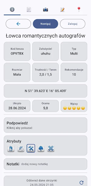 OpenKesze - Opencaching Screenshot 1