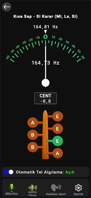 Baglama Tuner: Saz & Guitar Screenshot 1