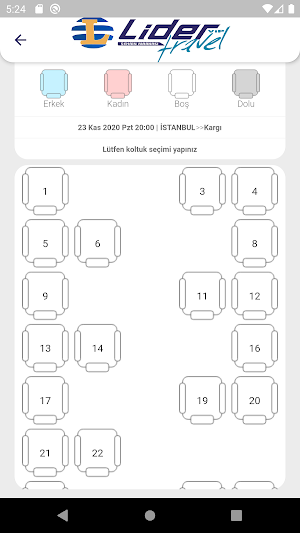 Lider Vip Travel Screenshot 2