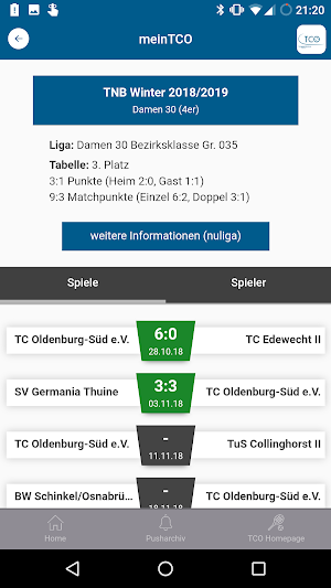 TC Oldenburg Süd Screenshot 3