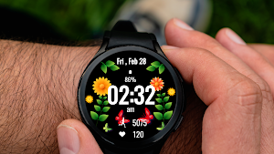 Butterfly Digital Watch Face Screenshot 0