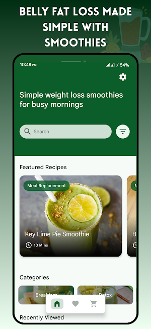 Belly Fat Loss Diet Smoothies Screenshot 0
