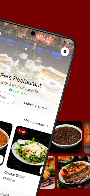 Pars Restaurant To Go Screenshot 1