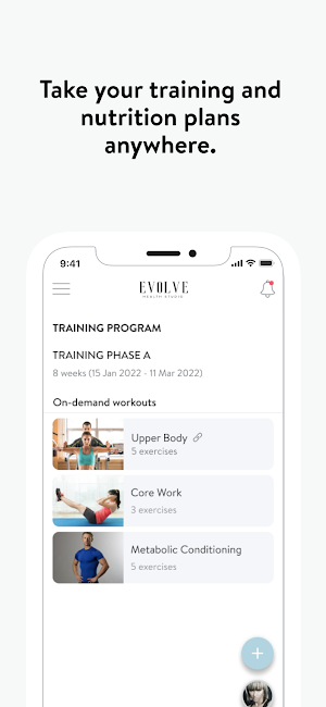 Evolve Health App Screenshot 1