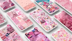 Pink Aesthetic Wallpaper Screenshot 0