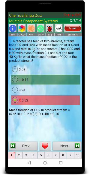 Chemical Engg Quiz Screenshot 3