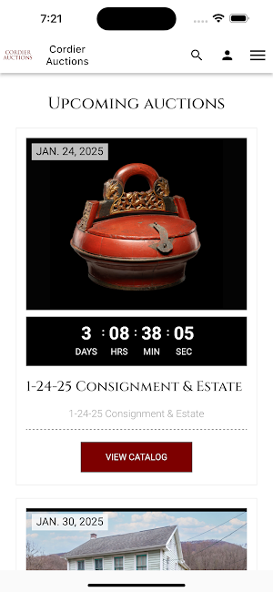 Cordier Auctions Screenshot 0