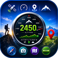 GPS Altimeter Compass & Map