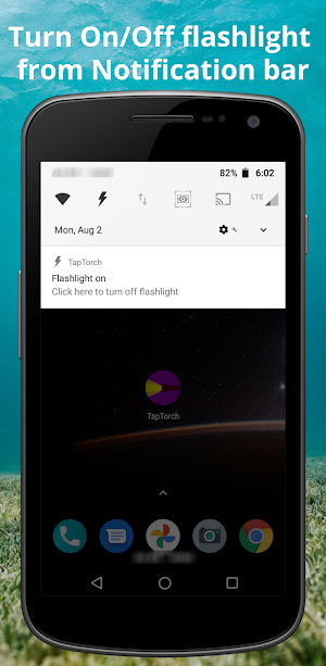 TapTorch –One click Flashlight Screenshot 1