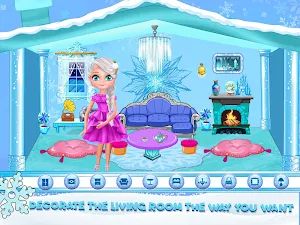 Ice Princess Doll House Decorating & Design Screenshot 3