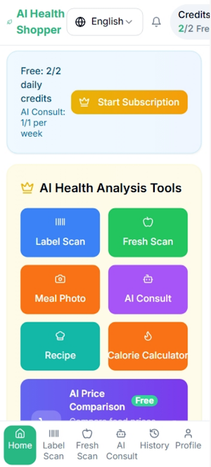 AI Health Shopper Screenshot 0